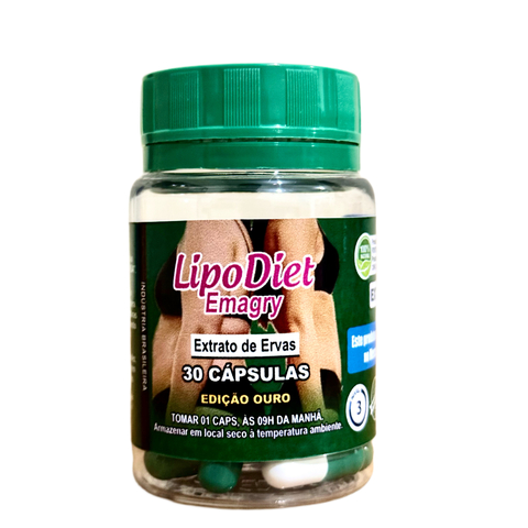 Lipodiet Emagry 30 caps verdes