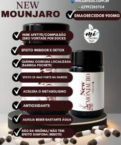 Lançamento do New  Mounjaro 900 miligramas  com 30 cápsulas - Frete grátis pra Goiás