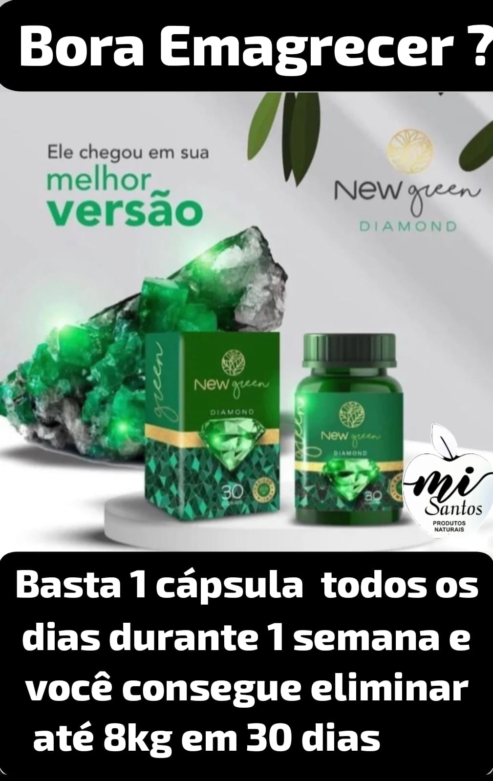 New Green Diamond - frete grátis pra Goiás - Imagem 2
